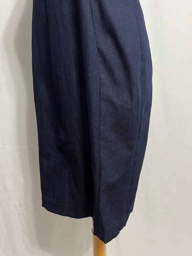 Calvin Klein Sleeveless Sheath Dress Navy w/White Pinstripe Sz 8 New NWT $89.98 - Picture 8 of 19