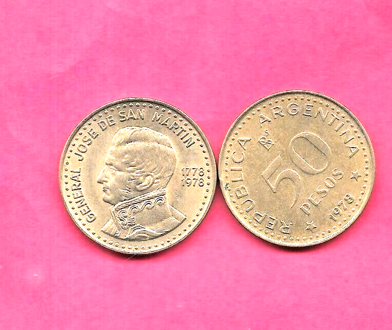 ARGENTINA KM81 1978 UNCIRCULATED UNC MINT OLD VINTAGE 50 PESOS COIN EBay argentina-km81-1978-uncirculated-unc-mint-old-vintage-50-pesos-coin-ebay