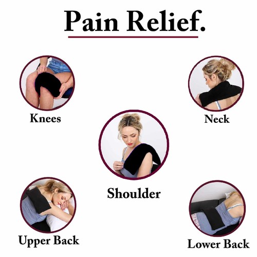 Unscented Fleece Wheat Heat Cool Pack Microwavable Cold Pack Heat Bag UK Made - Photo 54 sur 90