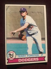 1979 Topps #23 Dodgers Terry Forster Baseball Card