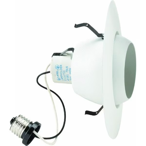 4 - White Eyeball Recessed Fixture Trim, Model TR221W, Thomas Lighting - Picture 5 of 5