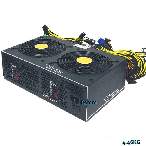 3300W 110-240V ATX PSU Power Supply PSU PC Power Supply 12 Card Rig - Bild 4 von 10