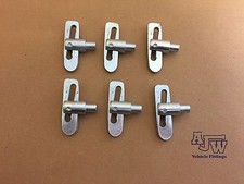 6 X AntiLuce Antiloose Fastener Weld On M8 8mm Drop Lock Trailers Horsebox Truck
