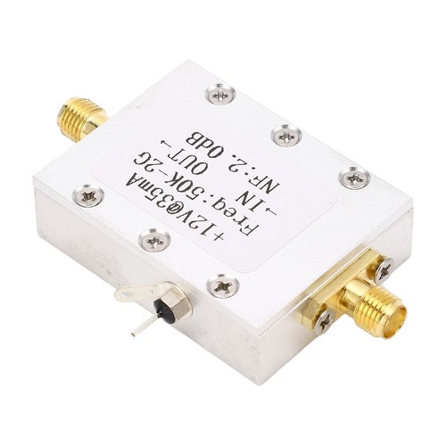 Broadband Amplifier 50K‑2GHZ LNA Amplifier Low Noise 31dB High Gain DC 9‑15V - Afbeelding 11 van 12