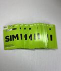 Lot of 13 Simple Mobile Sim Cards Bring Your Own Phone!