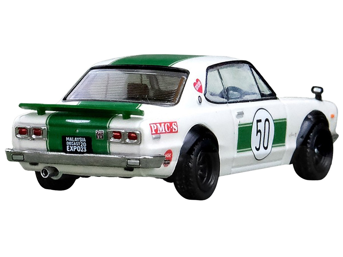 マレーシアエクスポ限定 ニッサンスカイライン 2000GT-R (KPGC10) Nissan Skyline 2000 GT-R KPGC10 #50 White Green Malaysia