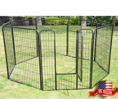 Heavy Duty Exercise Pens Playpen Indoor Sturdy Extra Large 40 In Outdoor Big Pet - Picture 6 of 12