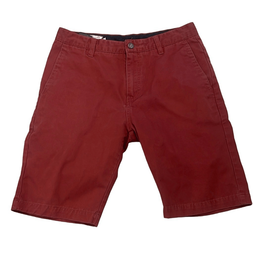 Volcom Corpo Class Men’s Shorts Size 30 Brick Red - Picture 1 of 7