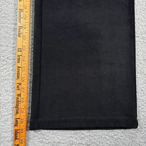 Chico's Travelers Size 1 R Acetate Stretch Slinky Pull On Pants Black 8/10 - Picture 5 of 15