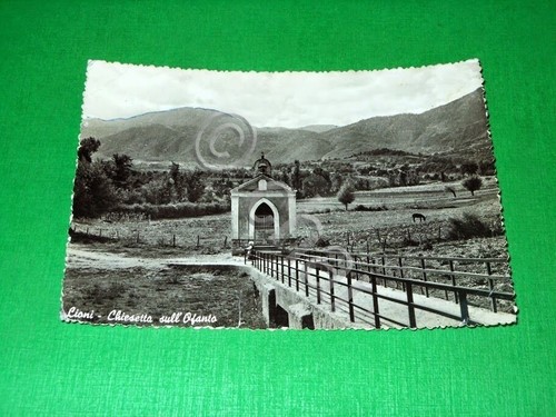Cartolina Lioni - Chiesetta sull' Ofanto 1960 .