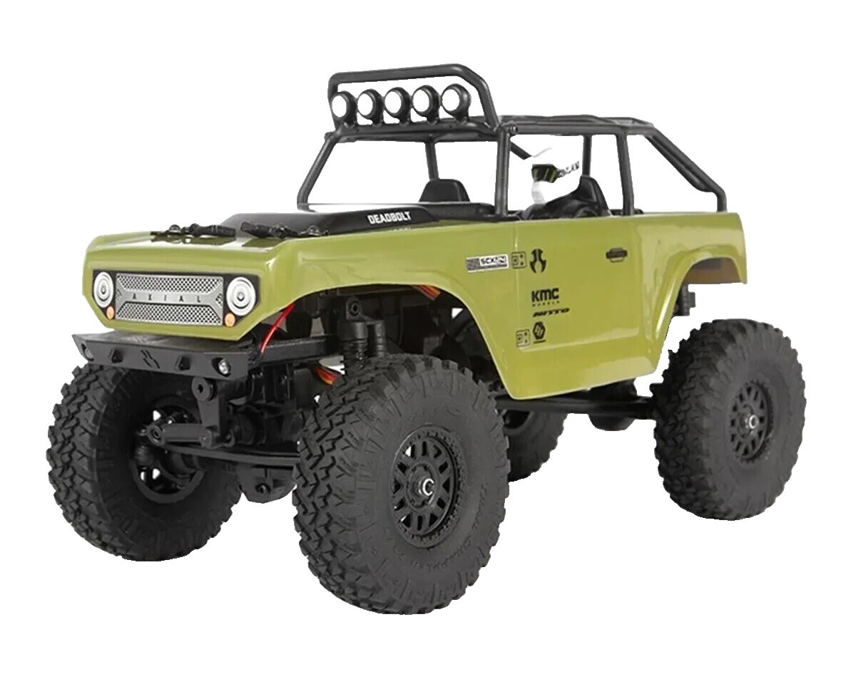 AXIAL scx24 デッドボルト　ジャンク Axial 1/24 SCX24 Deadbolt 4WD Rock Crawler Brushed RTR