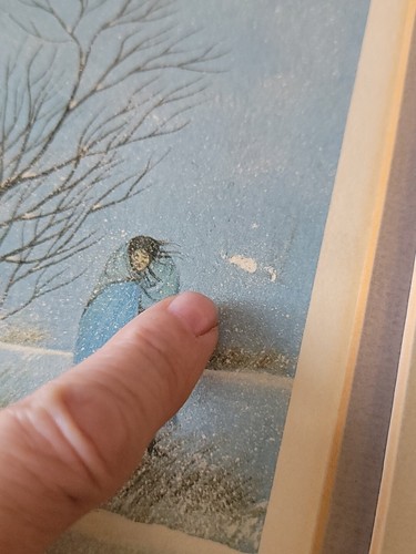 1970's Johnny Tiger Jr Dealer's Proof DP/3000 Indian Life Limited Print Matted  - Picture 2 of 9