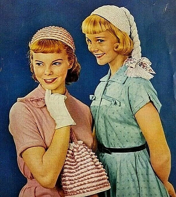 Lot Of 4, Deluxe Shade Card Hats Bags Socks Mary Maxim Coats and Clarks pp - Image 2 of 4