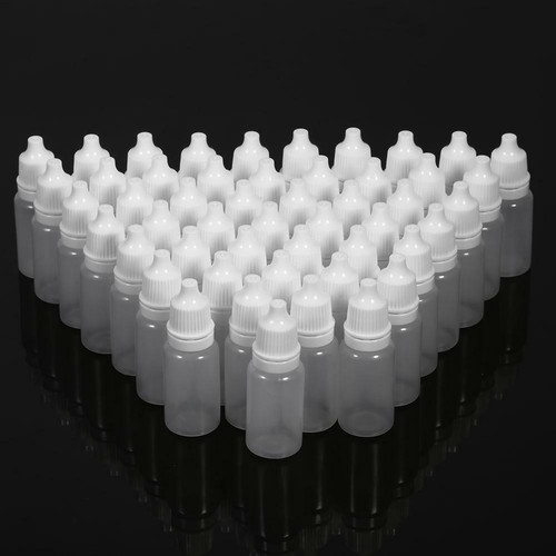 1000 pièces 10 ml bouteilles compte-gouttes vides en plastique compressibles pour gouttes pour les yeux liquides ensemble - Photo 1/20