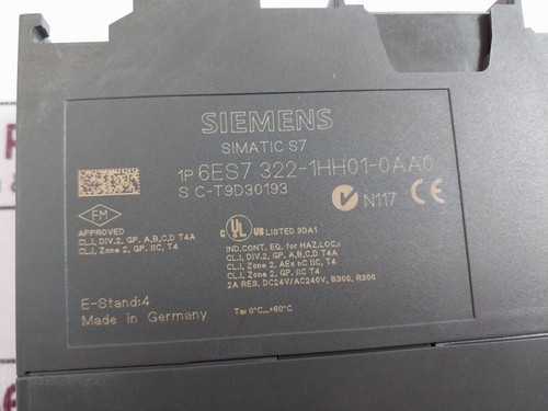 SIEMENS 1P 6ES7 322-1HH01-0AA0 Simatic S7 Output Module - Picture 6 of 6