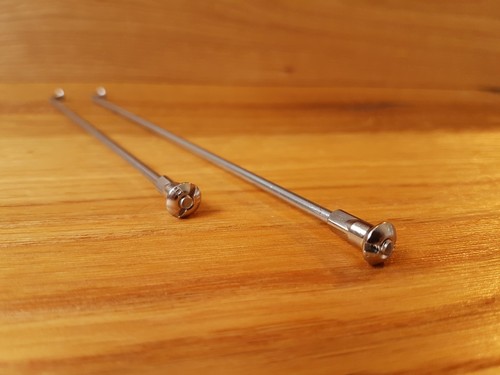 Spokes NSU Quickly N S from frame number 482755 Stainless Steel 72 Pcs + Nipples - Picture 3 of 5