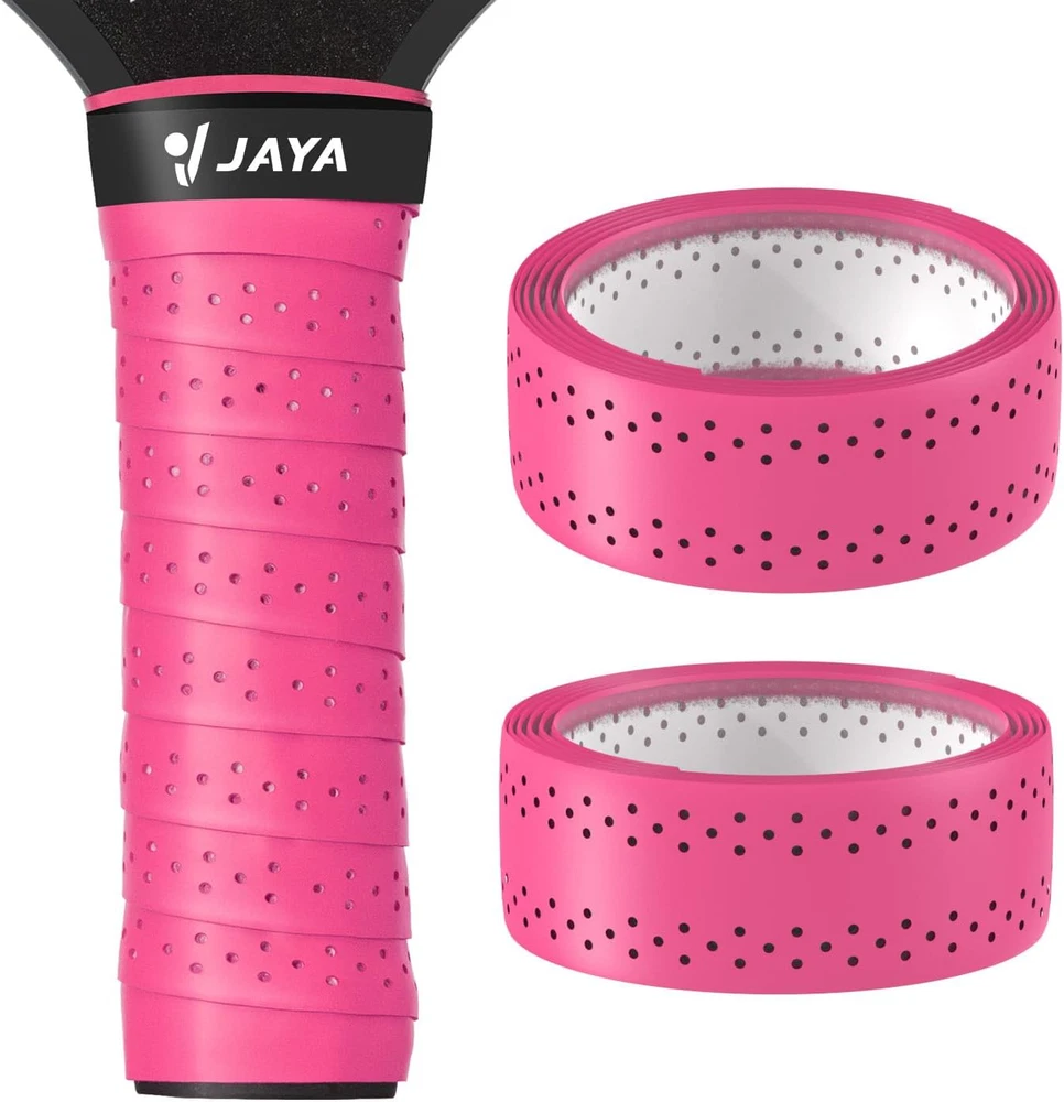 Pickleball Paddle Grip Tape, 2Pack Overgrip Wrap for Pickleball Paddles, Pink