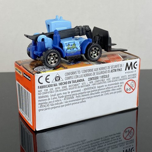 Matchbox Mattel 2020 Power Grabs 19/100 Load Lifter blue BOXED - Imagen 2 de 2