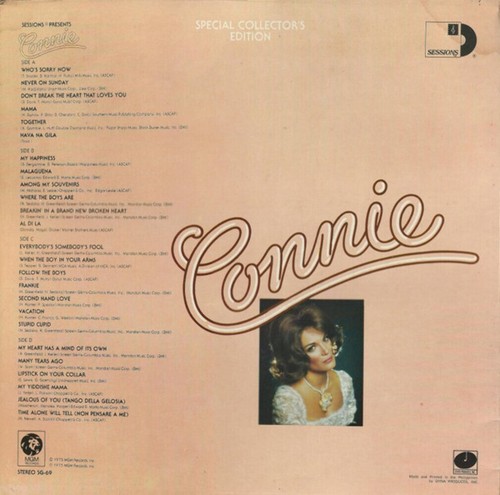 Connie Francis - Connie - Polydor, Sessions (2), MGM Records - SG-69 - 2xLP, Com - Bild 2 von 6
