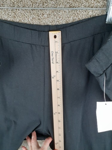 Fashion Bug Knit Capri Pant Womens 4X Plus Black High Rise Pull On Stretch NWT - Picture 10 of 10