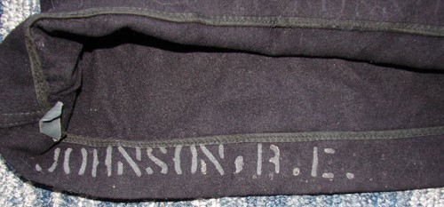 WWII-era USN NAVY BLUE CRACKERJACK JUMPER "Johnson" c2-14 - Picture 5 of 7