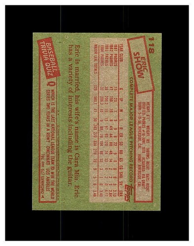 1985 TOPPS BASEBALL YOU PICK #1-199 SEE SCANS OF EVERY CARD SET BREAK NEW LIST - Picture 237 of 397