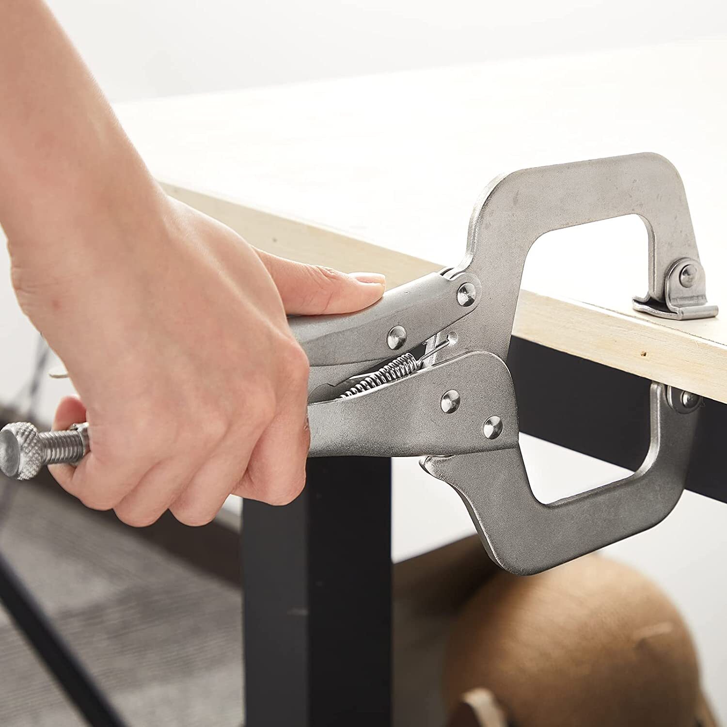 2/4 X Heavy Duty Steel 6"9"11"18"CClamp Mig Welding Locking Plier C