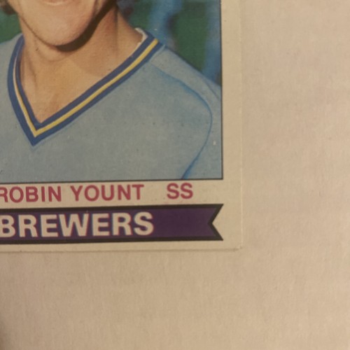 1979 Topps # 95 Robin Yount Baseball Card Hall of Fame Milwaukee Brewers MLB - Picture 3 of 6