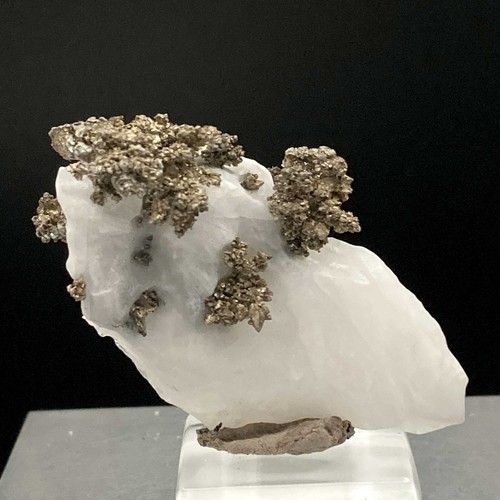 NATIVE SILVER, CALCITE- Bouismas Mine, Zagora Province - MOROCCO AT64 - Picture 9 of 9