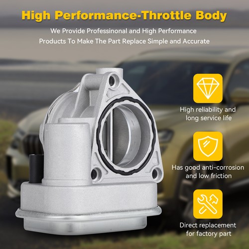 Throttle Body For 2008-2011 Audi A3 1.4L 2009 2010 Volkswagen Beetle 2.0L 2.5L - Picture 2 of 13