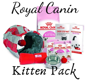 Royal Canin Kitten Pack 400g Dry Food, 3x85g Wet Pouches ...