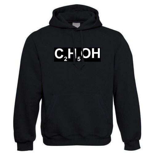 EAKS® Hoodie "ETHANOL SUMMENFORMEL" Fun Hoody Kapuzenpullover Alkohol Saufen - Bild 2 von 6