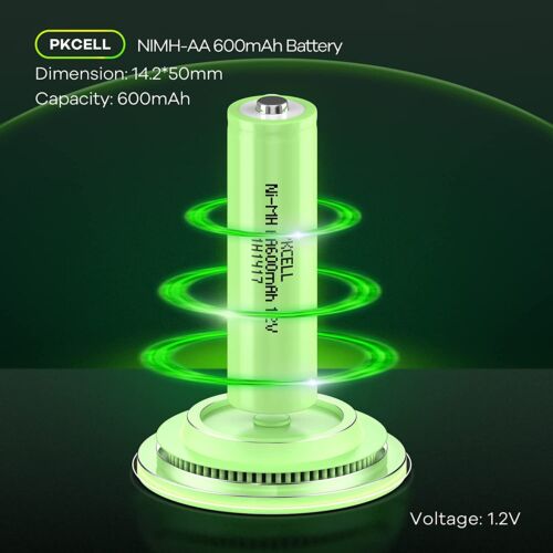 Rechargeable AA AAA Battery for Solar Garden Light Ni-Cd 1.2V Battery Button Top - Picture 33 of 53