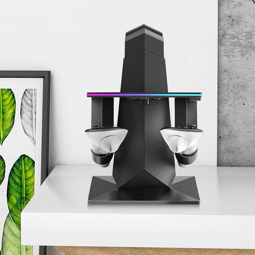 RGB Charging Dock VR Headset Charging Station for Meta Quest3S/ for Meta Quest 3 - Zdjęcie 5 z 12