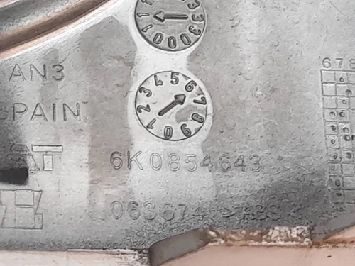 6K0854643 Rejilla Delantera para SEAT IBIZA (6K1) Básico 1997 1714848 - Imagen 3 de 9