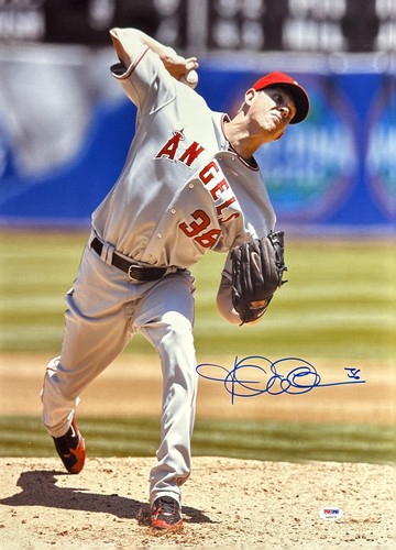 Jered Weaver Signed LA Angels 16x20 Photo PSA 4A88578 - Picture 1 of 2