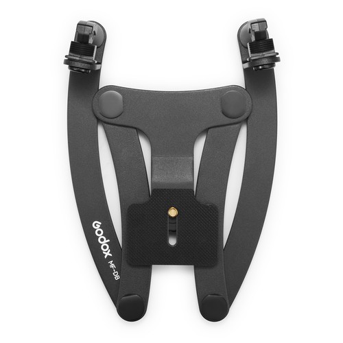 GODOX MF-DB Aluminum Alloy Flexible Flash Bracket with Dual Flash Mount H0D8 - Picture 3 of 11