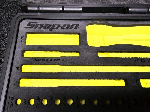 Snap-on Tools NEW HI-VIZ Case & Foam for 44pc Master Screwdriver & Bits FMSGD06B - Picture 6 of 13