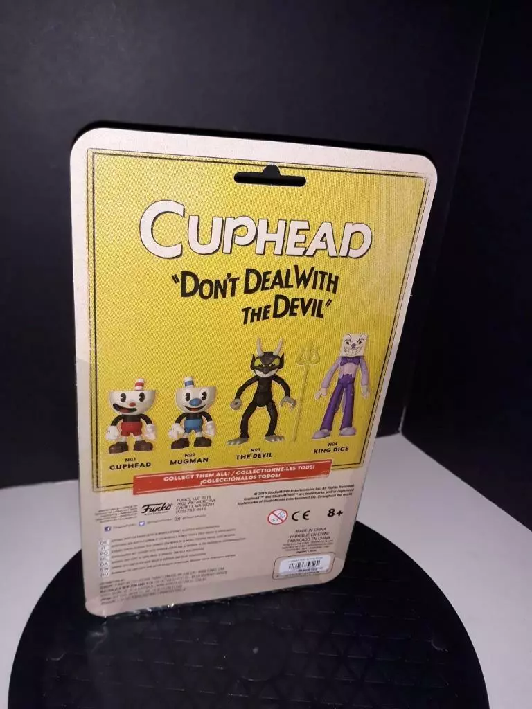 Cuphead Funko Articulated Action Figure King Dice 2018 Loose NO