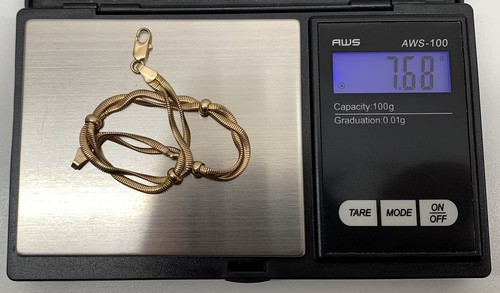 14K Gelbgold Seil Armband 7,5" 7,68g Italien - Bild 9 von 9