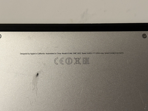 APPLE MACBOOK AIR 13" INTEL CORE I5 8GB RAM 256GB SSD A1466 CON ALIMENTATORE - Afbeelding 7 van 8