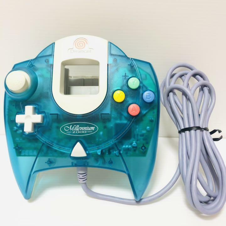 SEGA Dreamcast Controller Millennium 2000 HKT-7700 Aqua blue