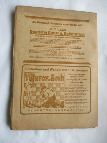 " Deutsche Kunst und Dekoration " XXIX. Jahrg, Heft 5 von 1926 - Bild 12 von 12