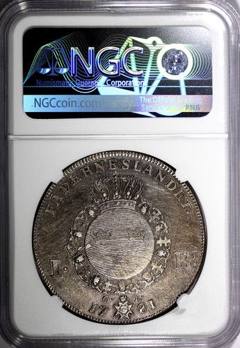 SWEDEN Gustaf III Silver 1781 1 Riksdaler NGC XF DETAILS Dav-1736,KM# 527 (219) - Picture 3 of 4