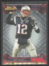 2013 Topps Finest Tom Brady New England Patriots #40