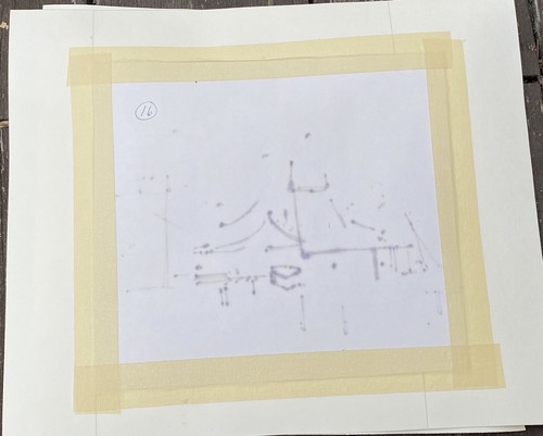 Vintage Pen&ink drawing on paper matted signed Elise P. Speights(1921-2012)#CA3 - Picture 2 of 2