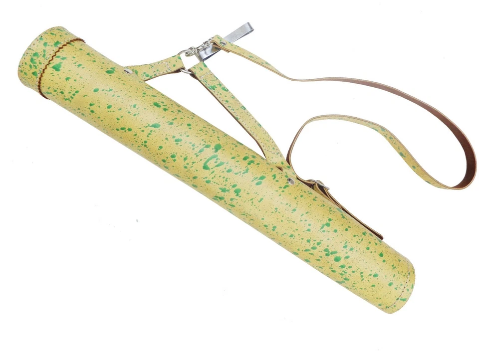 NUEVO CUERO FINO FLECHA ESPALDA/LADO/CADERA (2 EN 1) CARCAJ PRODUCTOS DE TIRO CON ARCO AQ143RB Foto 2 de 2