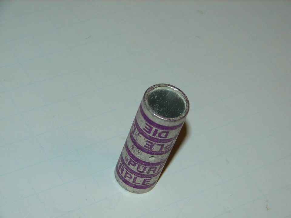 THOMAS & BETTS 54 (LOTE DE 6) CONECTOR DE COMPRESIÓN DE COBRE 4/0 200N PÚRPURA*NNB Foto 2 de 4