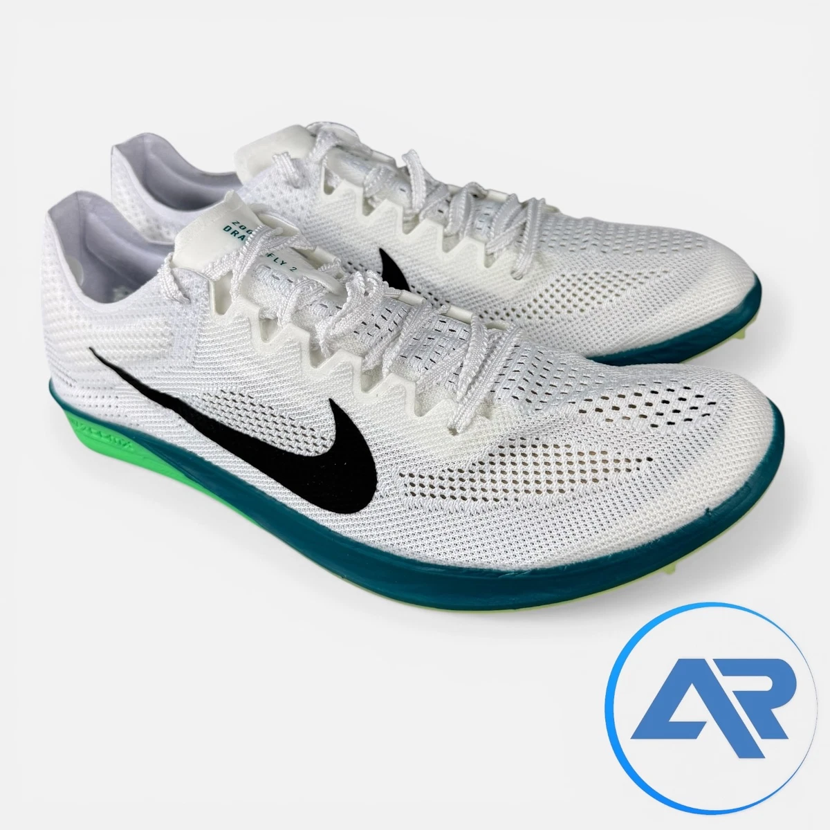 Las mejores ofertas en Nike ZoomX Dragonfly 2 White Electric Algae