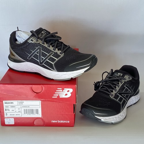Nuevo NEGRO M680CB5 Running Course New Balance Zapatos/Zapatillas Talla 8.5 D - Imagen 1 de 11